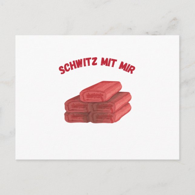 Sauna Sweat With Me Saunas Postcard (Front)