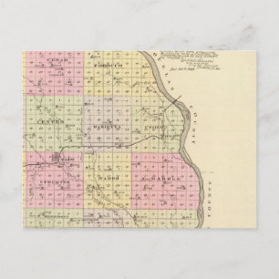 Saunders County, Nebraska Postcard