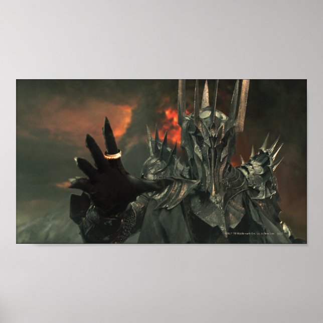 Sauron wth Hand Poster (Front)
