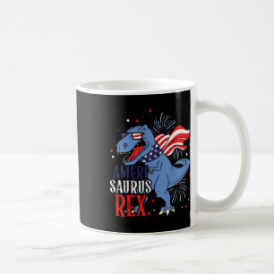 Saurus Rex 4th Of July Dinosaur Independence Day Coffee Mug