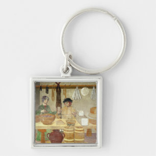 Sausage and Cheese Sellers Key Ring