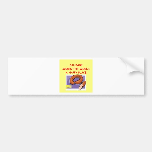 sausage bumper sticker (Front)