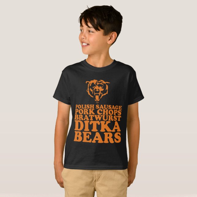 Sausage. Ditka. Bears T-Shirt (Front Full)