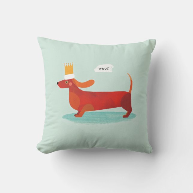 Sausage Dog! Cushion (Front)