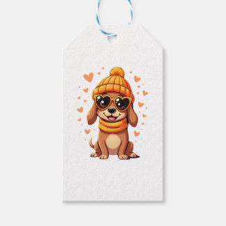 Sausage Dog Heart Doxie Girl Valentine's Day Women Gift Tags