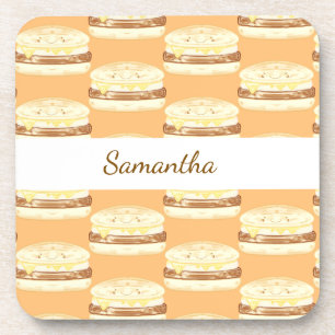 Sausage,Egg And Cheese Sandwich Coaster