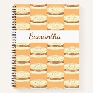 Sausage,Egg And Cheese Sandwich Notebook