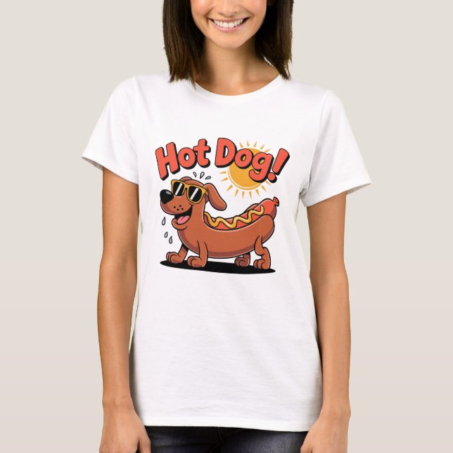 Sausage Hot-Dog Vibes  T-Shirt (Front)