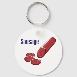 Sausage Key Ring