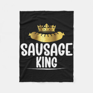 Sausage King Bbq Fleece Blanket
