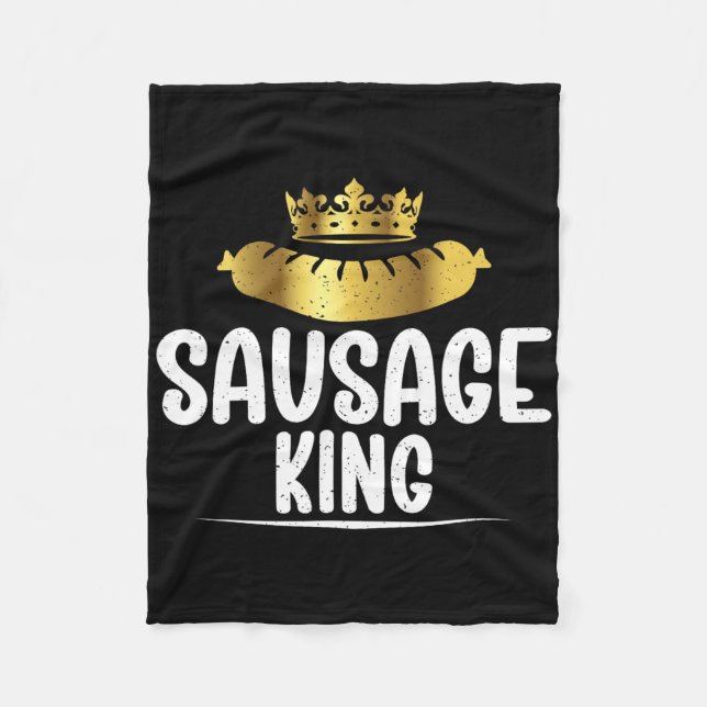 Sausage King Bbq  Fleece Blanket (Front)