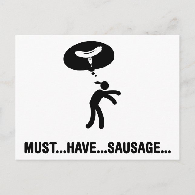 Sausage Lover Postcard (Front)