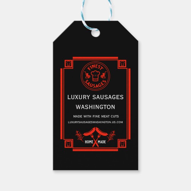 Sausage makers gift tags (Front)