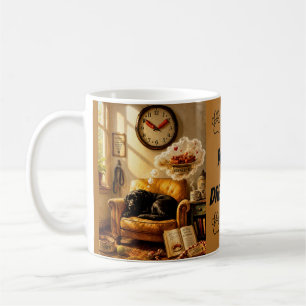 Sausage O’Clock Dreamtime – Surreal Dog Art Coffee Mug
