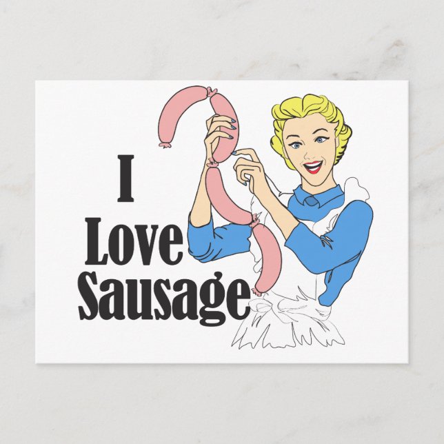 Sausage Postcard (Front)