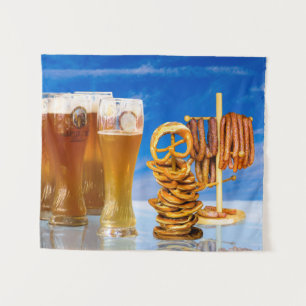 Sausage, Pretzels, and Beer Tapestry
