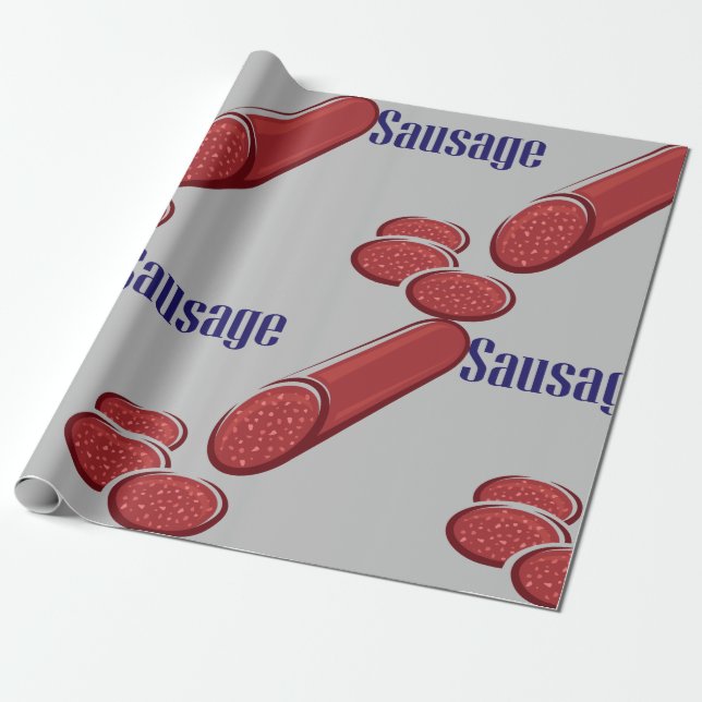 Sausage Wrapping Paper (Unrolled)