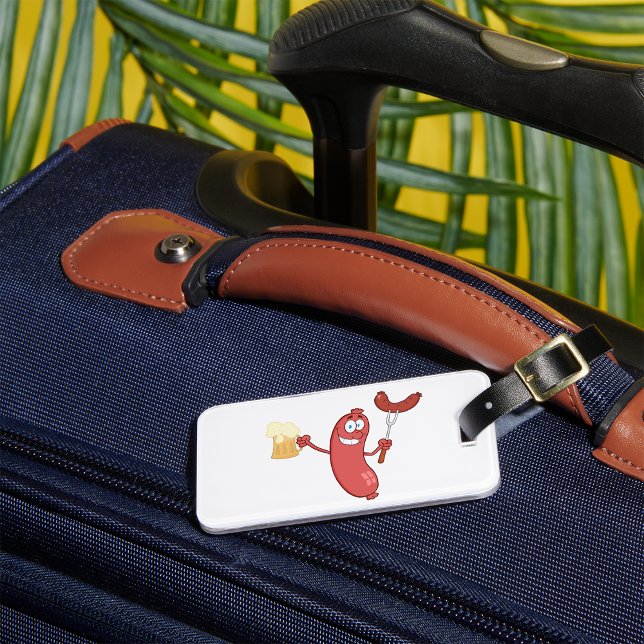 Sausages And Beer Luggage Tag (Creator Uploaded)
