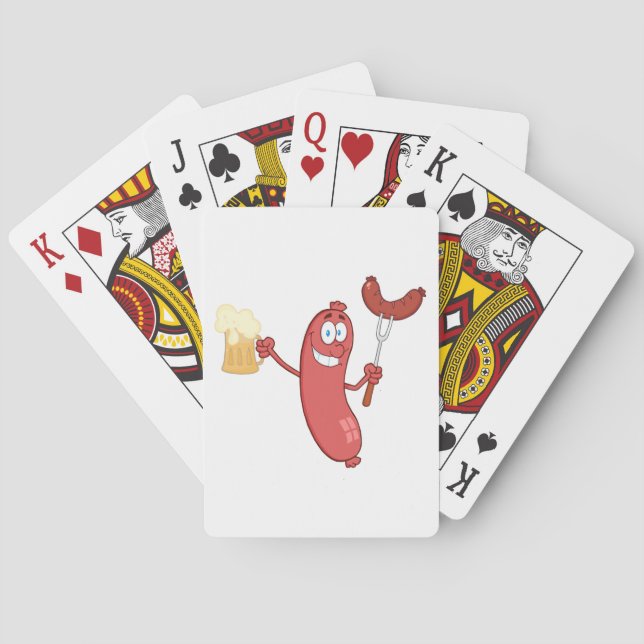 Sausages And Beer Playing Cards (Back)
