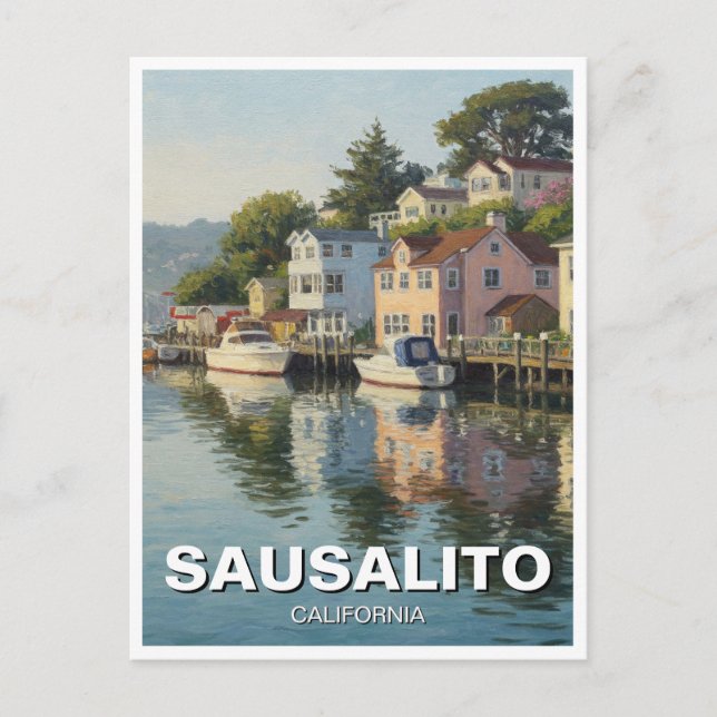 Sausalito California Postcard (Front)