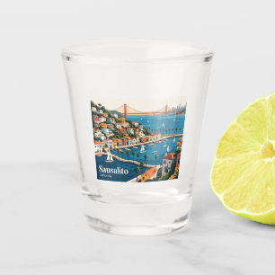 Sausalito California Shot Glass
