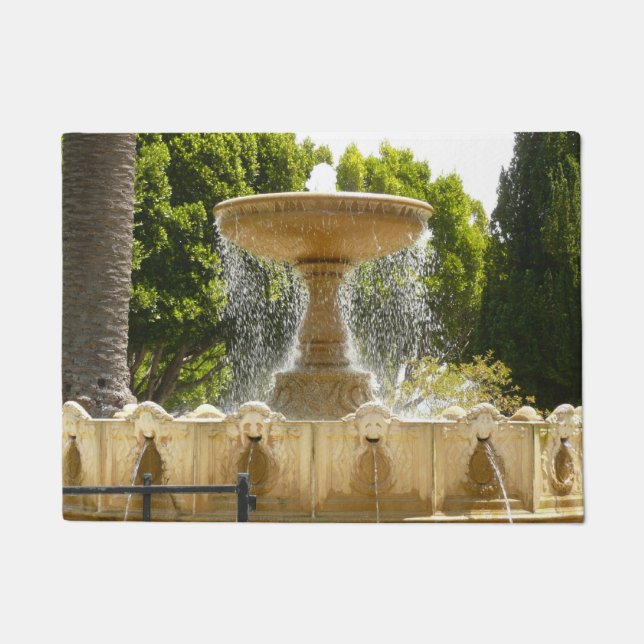 Sausalito Fountain California Travel Photography Doormat (Front)