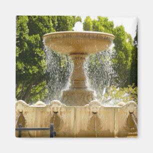 Sausalito Fountain California Travel Photography Magnet