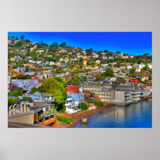 Sausalito Hillside Poster