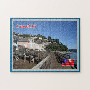 Sausalito - Promenade - United States - Jigsaw Puzzle