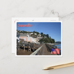 Sausalito - Promenade - United States - Postcard