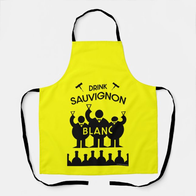 Sauvignon Blanc Wine Drinker   Apron (Front)