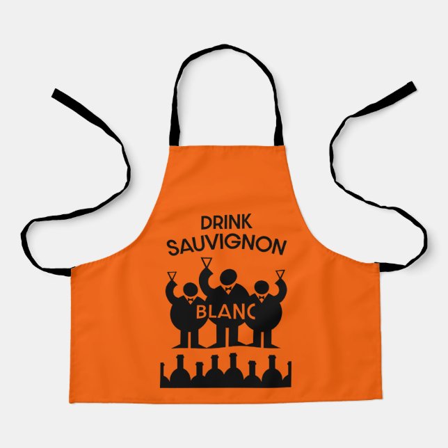 Sauvignon Blanc Wine Drinker   Apron (Front)