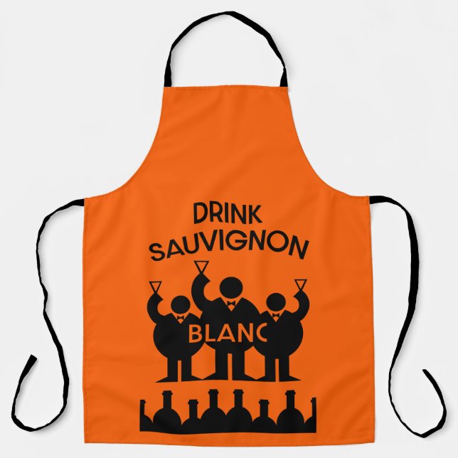 Sauvignon Blanc Wine Drinker   Apron (Front)
