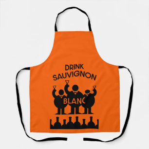 Sauvignon Blanc Wine Drinker   Apron