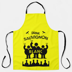 Sauvignon Blanc Wine Drinker   Apron