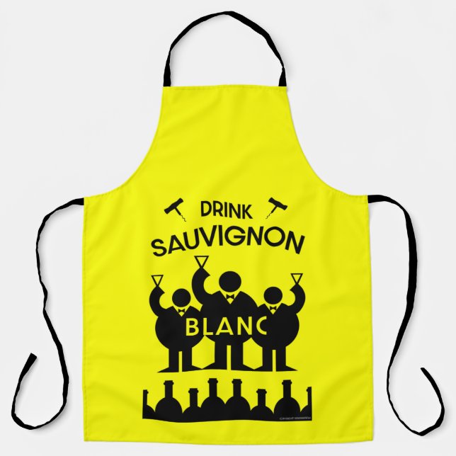 Sauvignon Blanc Wine Drinker   Apron (Front)