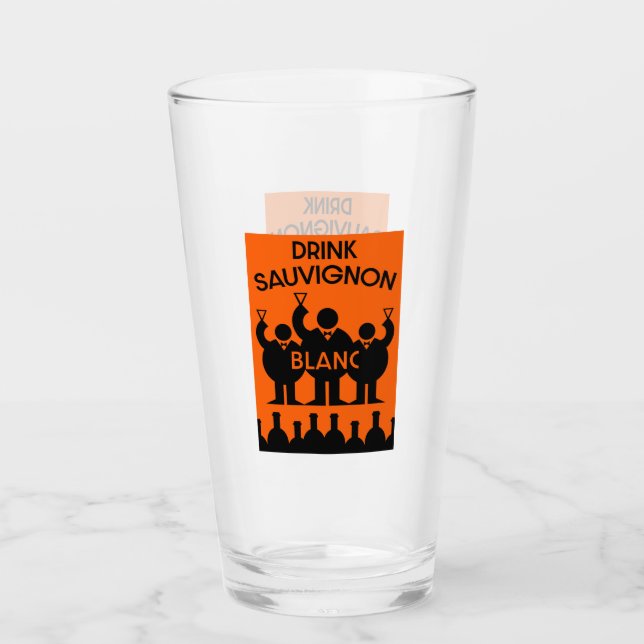 Sauvignon Blanc Wine Drinker   Glass (Front)