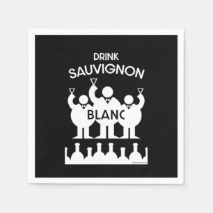 Sauvignon Blanc Wine Drinker Napkin