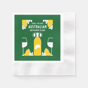 Sauvignon Blanc Wine Drinker Napkin