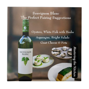 Sauvignon Blanc Wine Pairing Guide Ceramic Tile