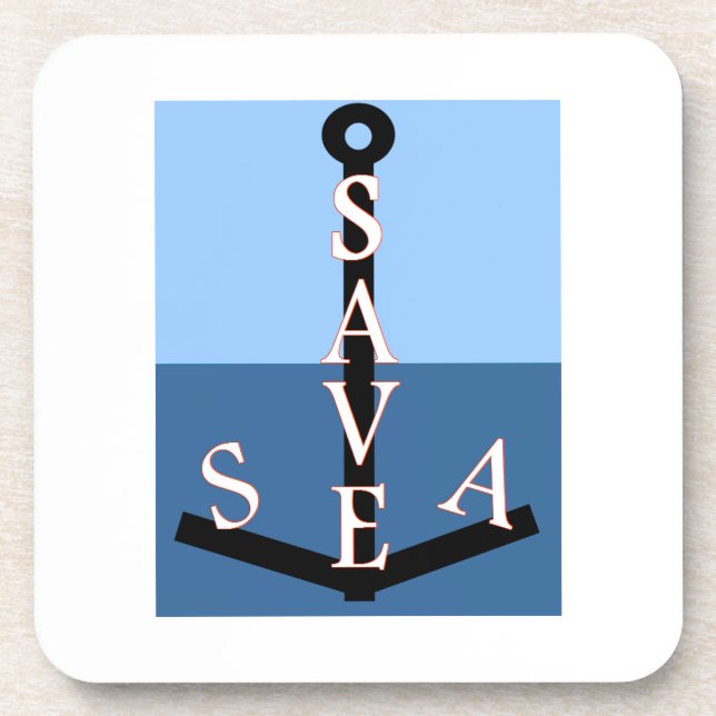 sauvons la mer coaster (Front)