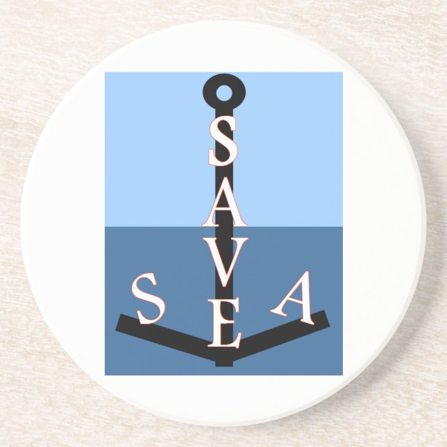 sauvons la mer coaster (Front)