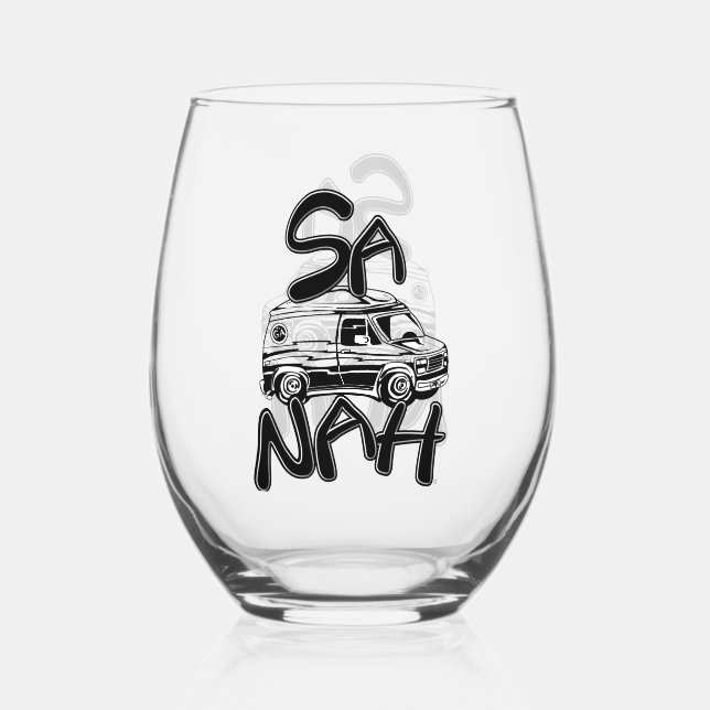 SAV STEMLESS WINE GLASS (Front)