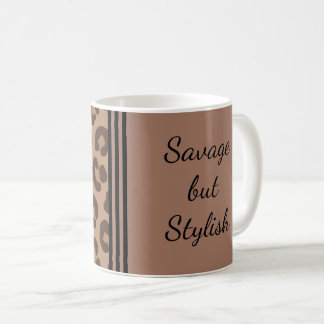 Savage but Stylish Leopard Print  Coffee Mug