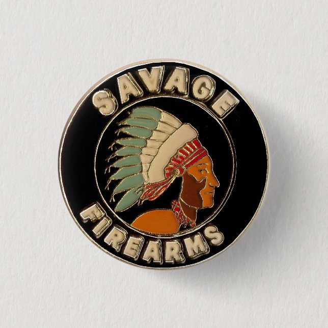 savage fest 3 cm round badge (Front)