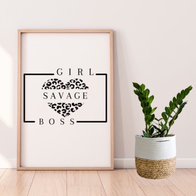 Savage Girl Boss Poster (Creator Uploaded)