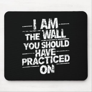 Savage Ice Hockey Goalie Quote Mouse Pad