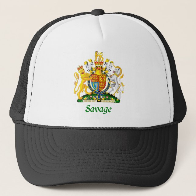 Savage Shield of Great Britain Trucker Hat (Front)