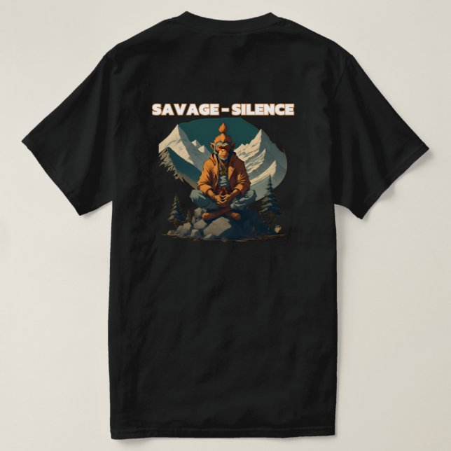Savage Silence T-Shirt (Design Back)