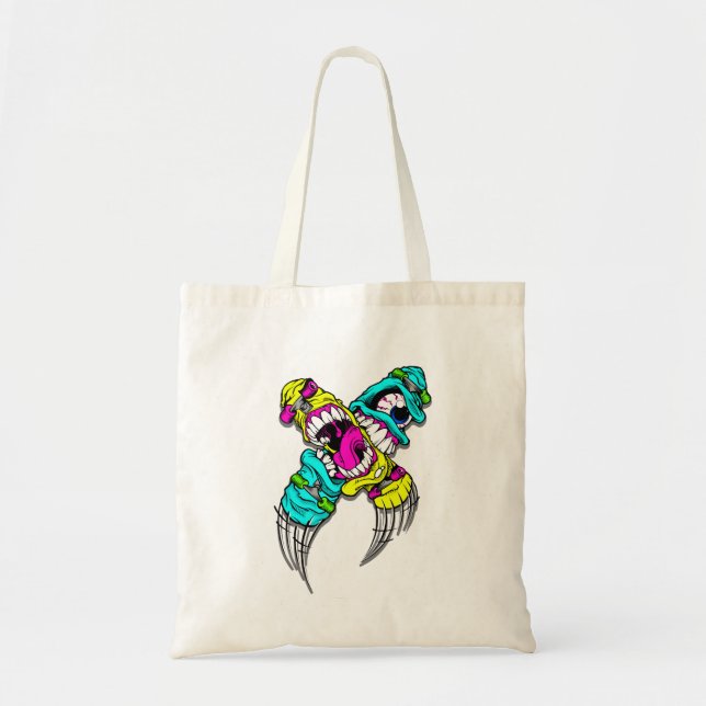 Savage Skateboarding Tote Bag (Front)